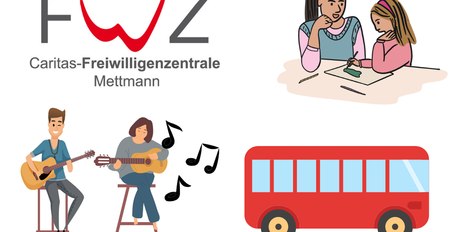 Lernen, Musizieren oder Busfahren…